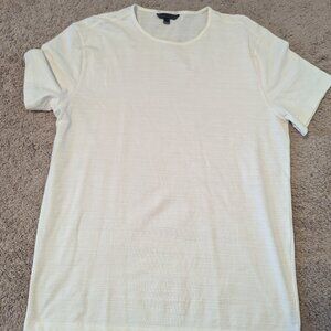 John Varvatos Short Sleeve T-Shirt - White - Mens Size Large